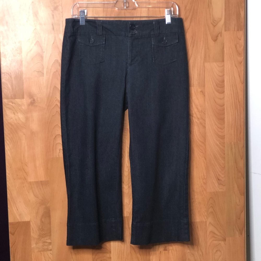 CATO SIZE 6 CAPRI’s Dark Denim Wash